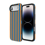Go New York | Blue & Orange Stripes Case