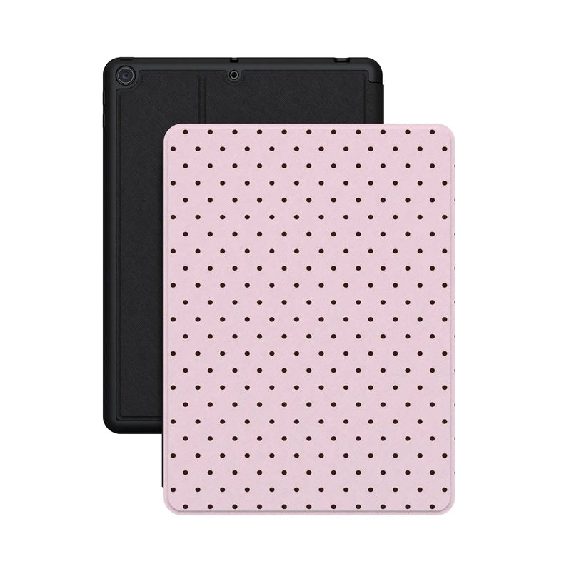 On the Dot | Pink Polka Dot iPad Case
