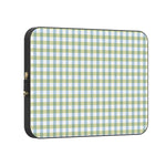 Pastel Picnic | Blue & Green Gingham Laptop Case
