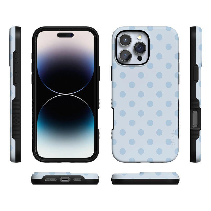 Spotted in SoHo | Light Blue Polka Dot Case