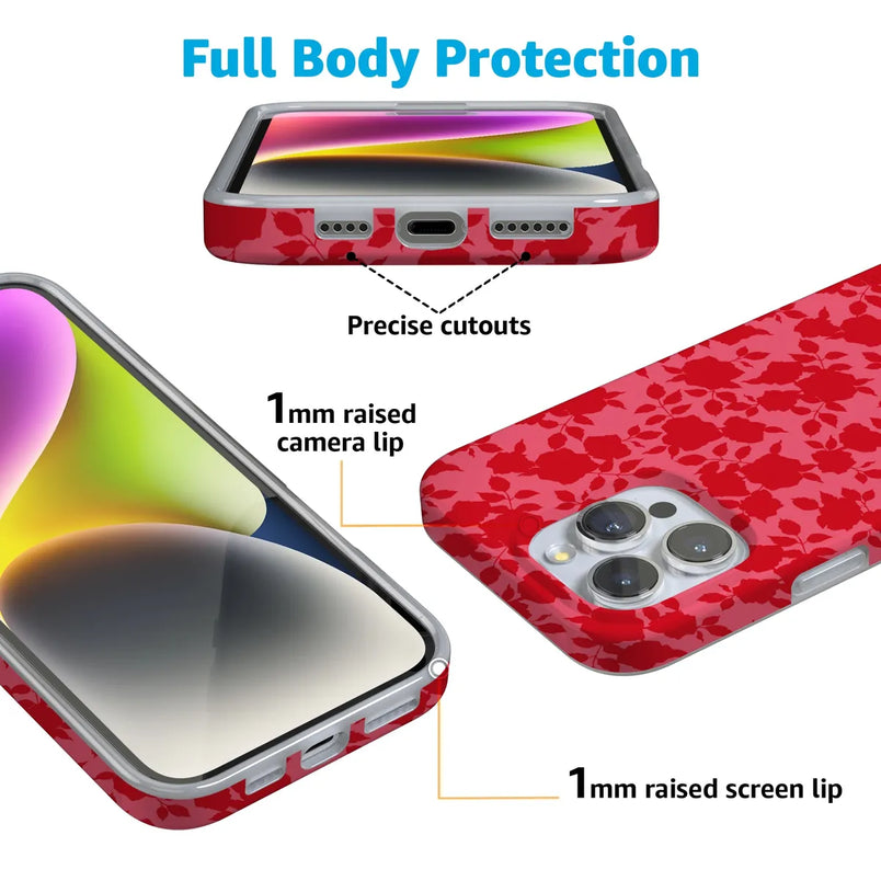 Rose Garden | Red Aesthetic Case