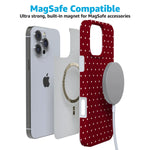 On the Dot | Maroon Polka Dot Case