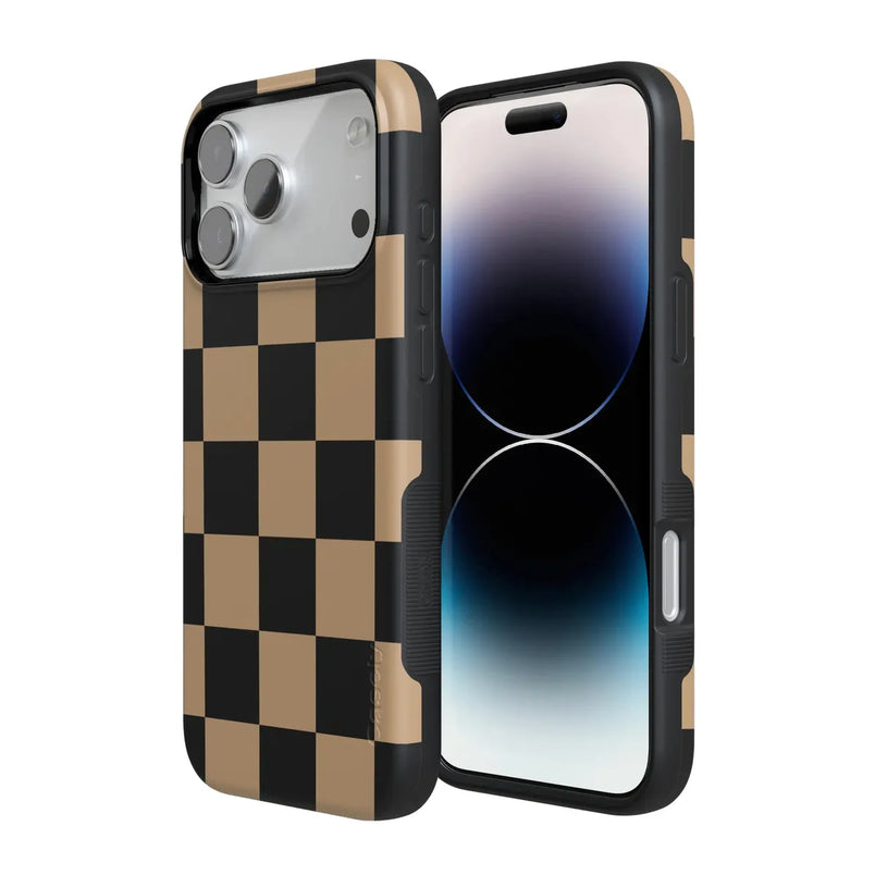 Fit Check | Black & Brown Checkerboard Case