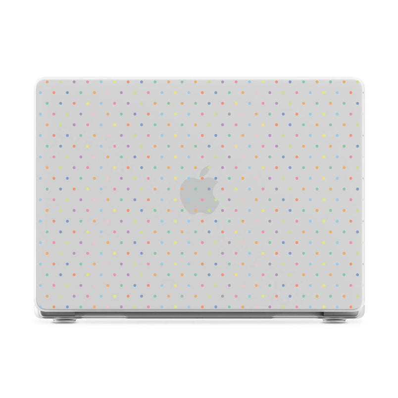 On the Dot | Rainbow Polka Dot Laptop Shell - 15" MacBook Air