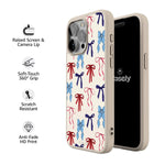 American Girlie | Red White & Blue Bows Case