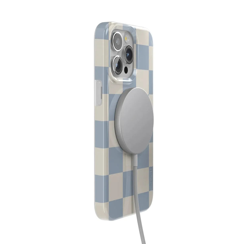 Fit Check | Light Blue Checkerboard Case