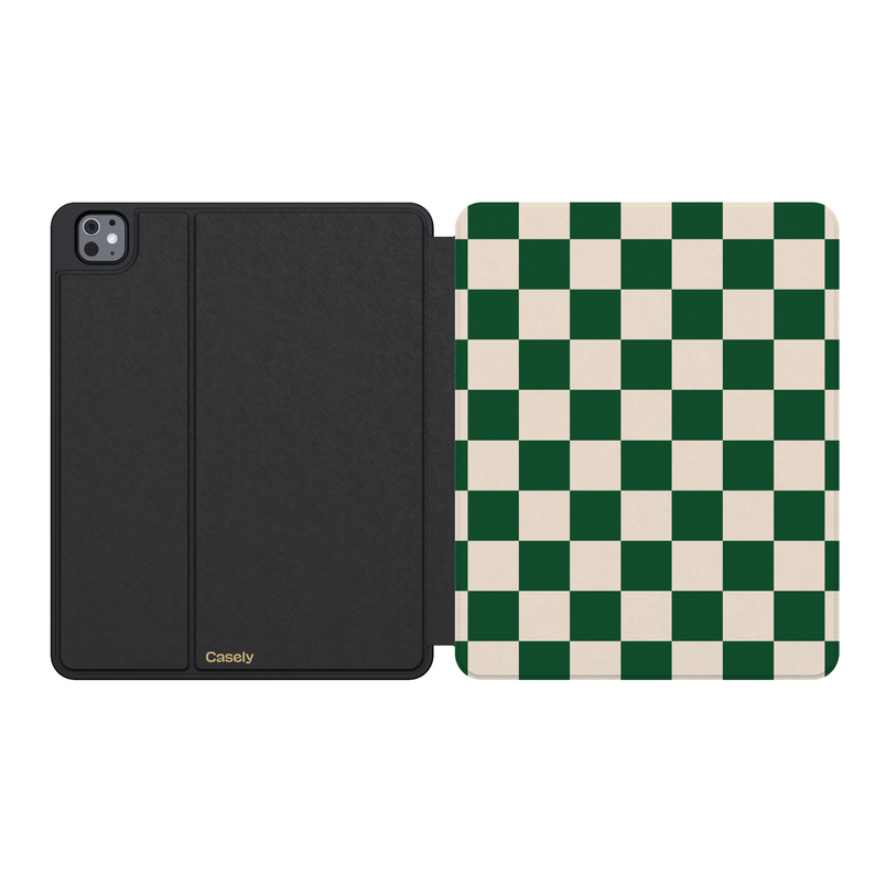 Fit Check | Green Checkerboard iPad Case