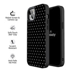 On the Dot | Black Polka Dot Case