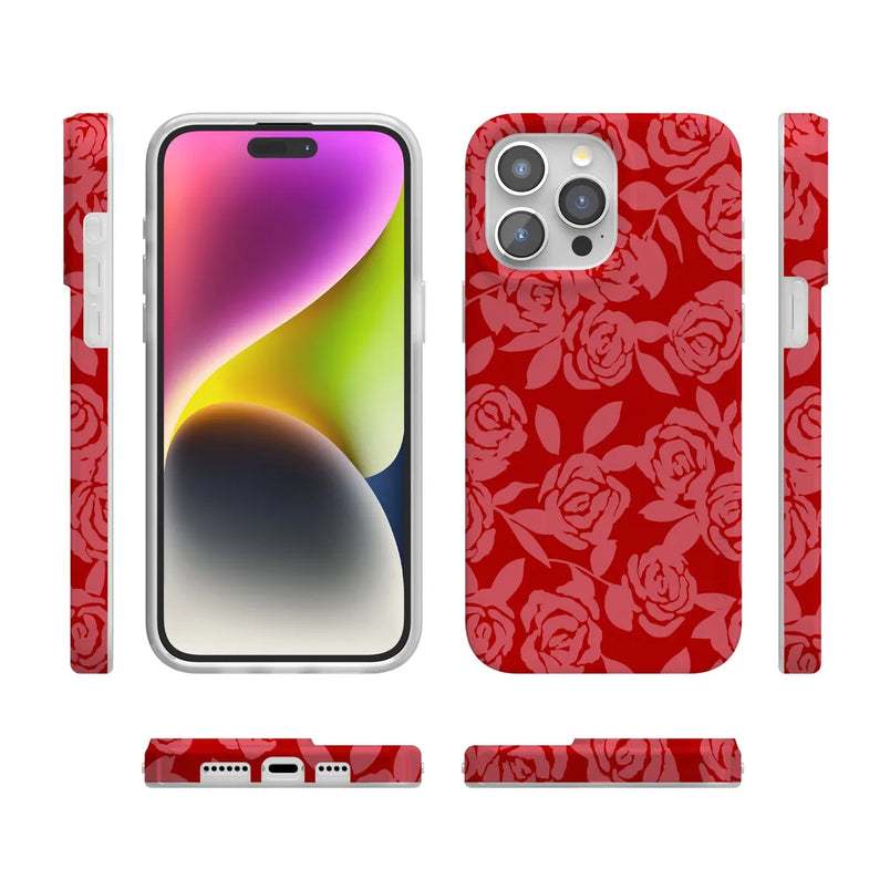 Final Rose | Red & Pink Floral Case