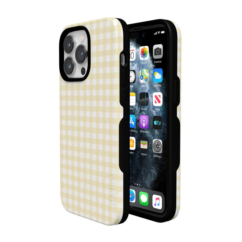 Pastel Picnic | Yellow Gingham Case
