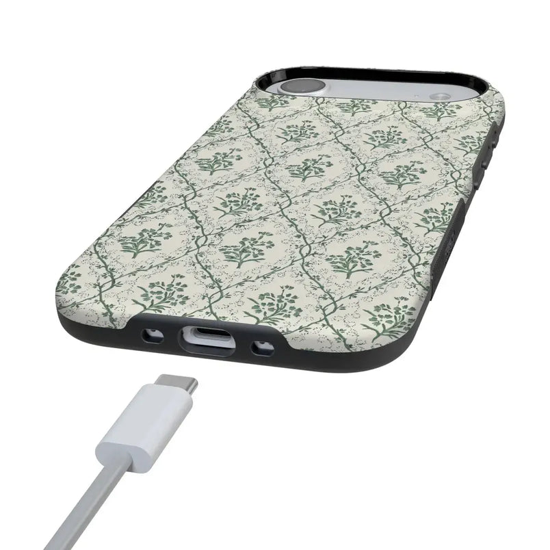 Sage Tapestry | Floral Vines Case