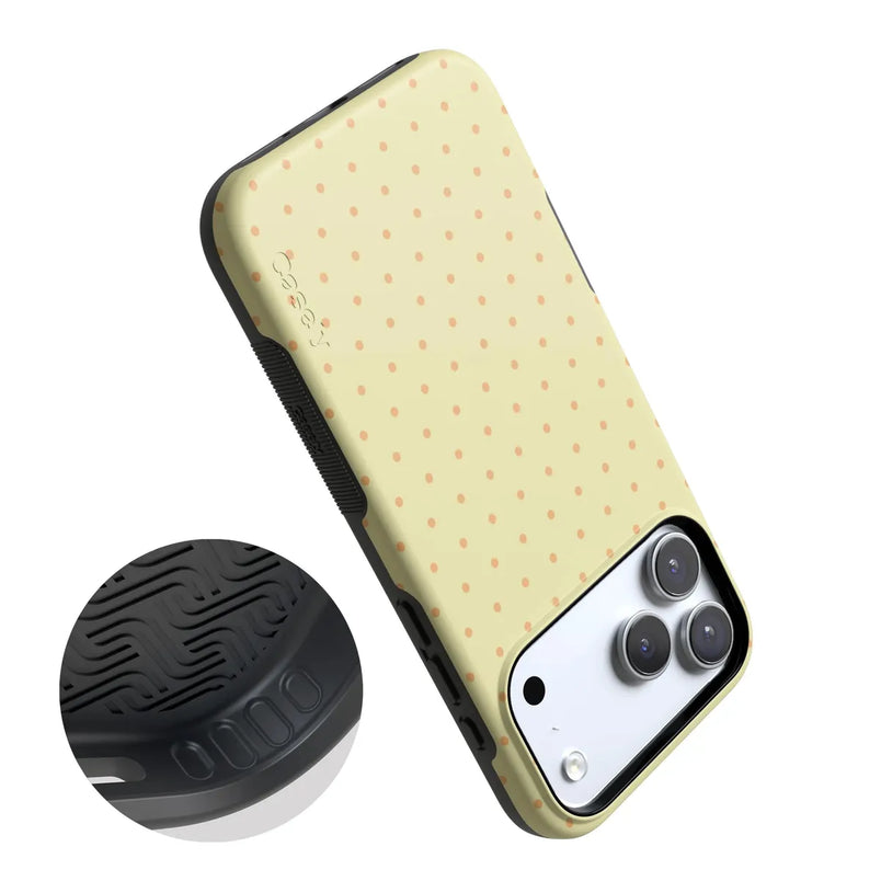 On the Dot | Yellow Polka Dot Case