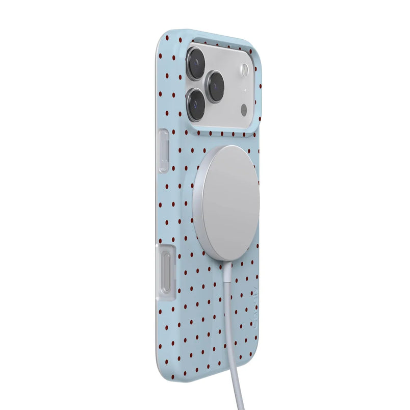 On the Dot | Blue Polka Dot Case