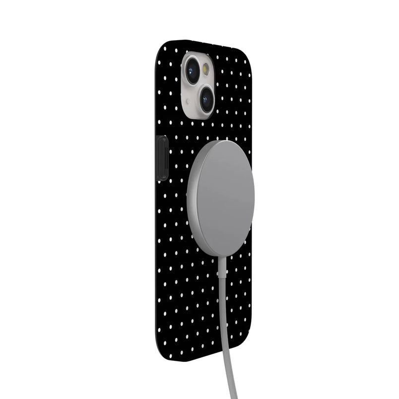 On the Dot | Black Polka Dot Case