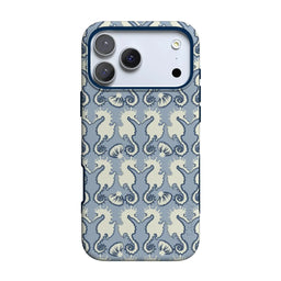 Seahorse Drift | Coastal Blues Case - iPhone 17 Pro