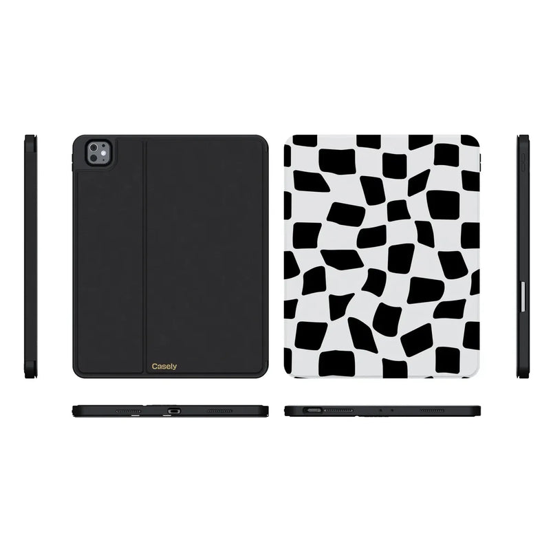 Funky Checkerboard | High Contrast Design iPad Case