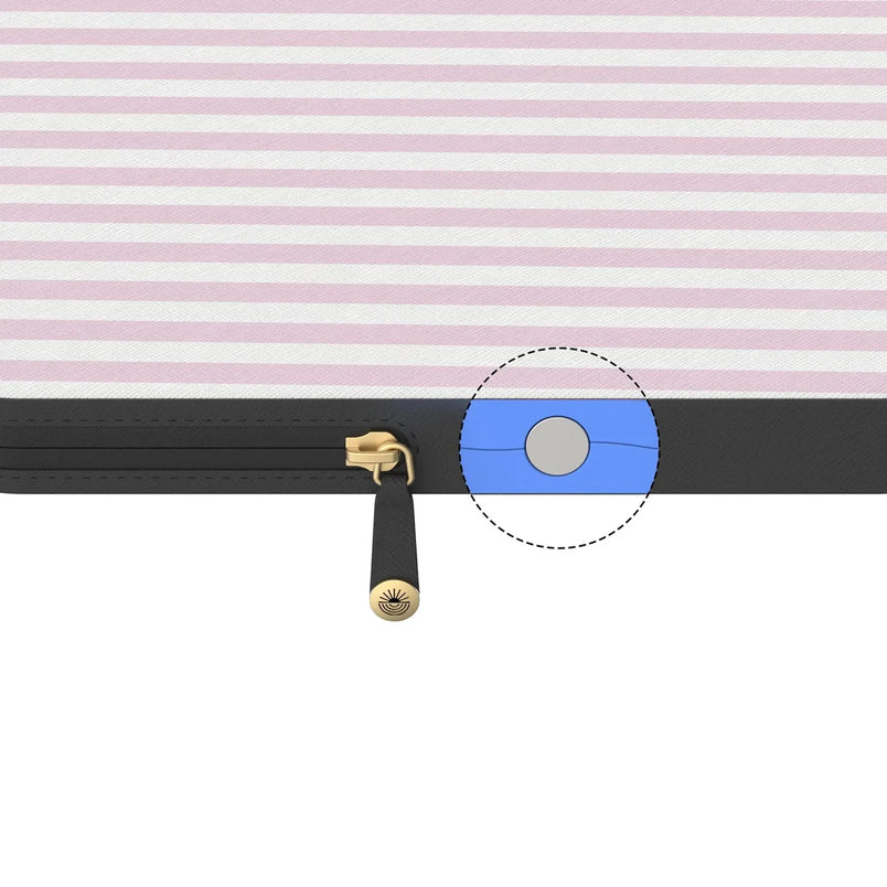Pink Stripes | Sunday Best Laptop Case