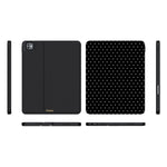 On the Dot | Black Polka Dot iPad Case