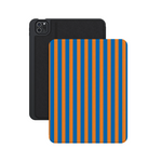 Go New York | Blue & Orange Stripes iPad Case - iPad Pro 11" (M4, 2024)
