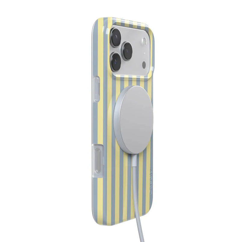 Coastline Stripes | Blue & Yellow Case