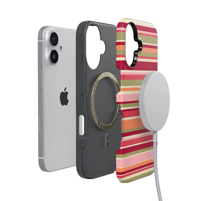 Citrus Stripes | Poolside Print Case