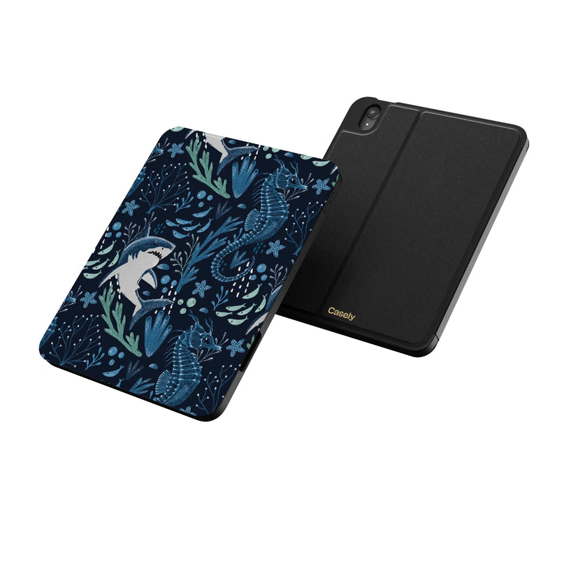 Midnight Reef | Shark Print iPad Case