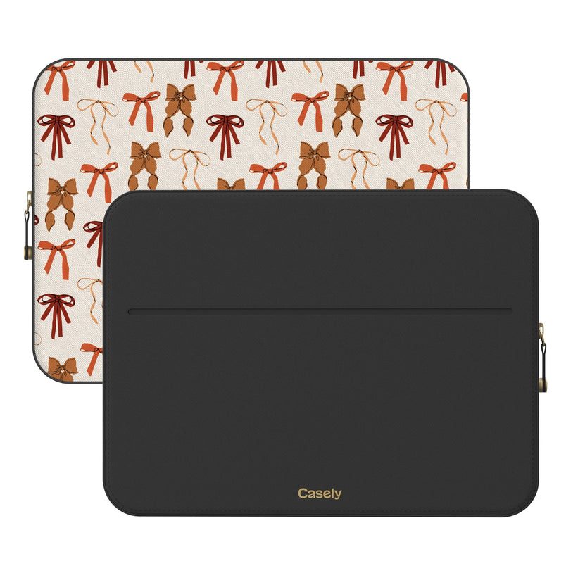 Fall Girlie | Pumpkin Spice Bows Laptop Case