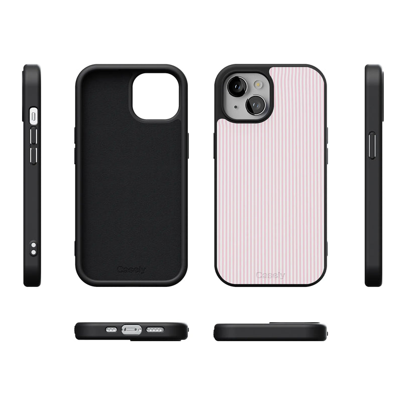 Stripes and the City | Light Pink Pinstripe Case