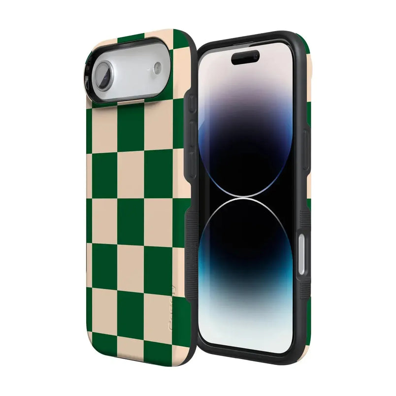 Fit Check | Green Checkerboard Case