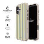 Coastline Stripes | Blue & Yellow Case