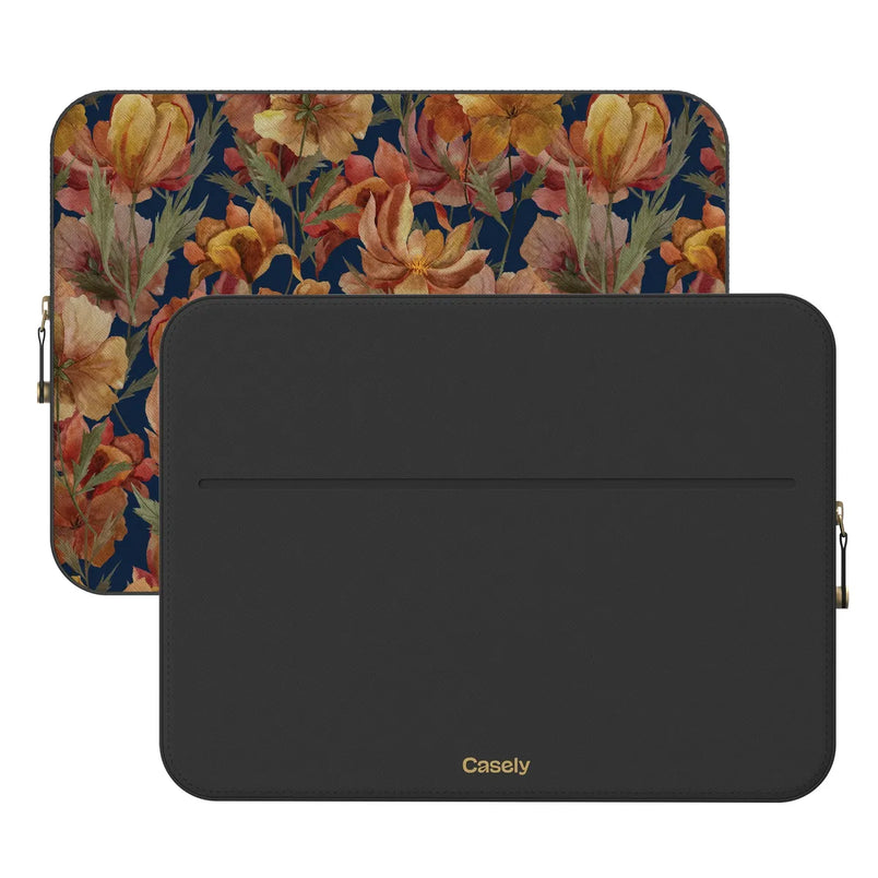 Fallen Gold | Antique Floral Laptop Case
