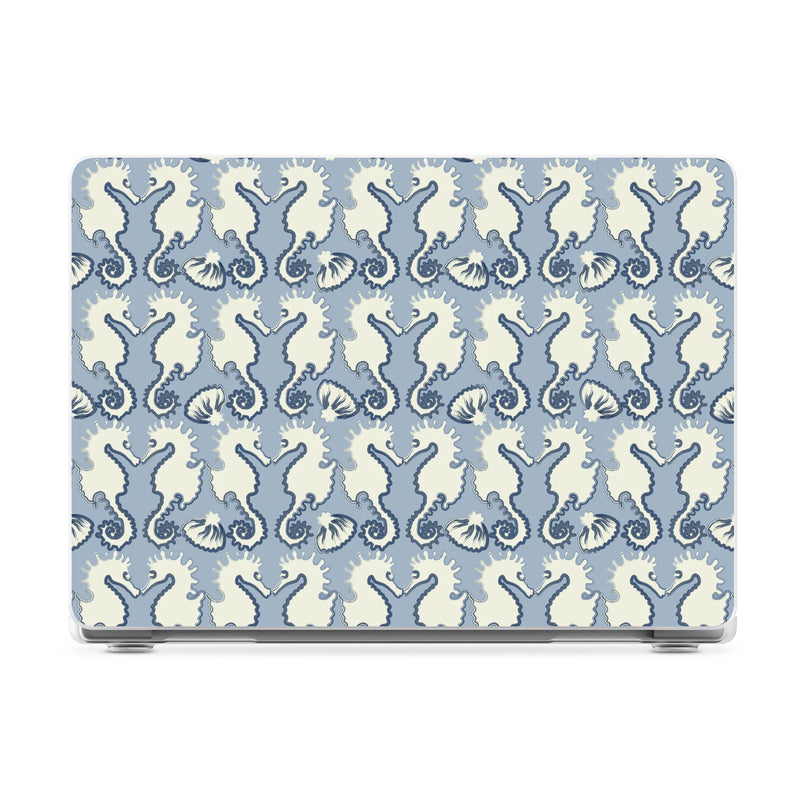 Seahorse Drift | Coastal Blues Laptop Shell - 13" MacBook Neo