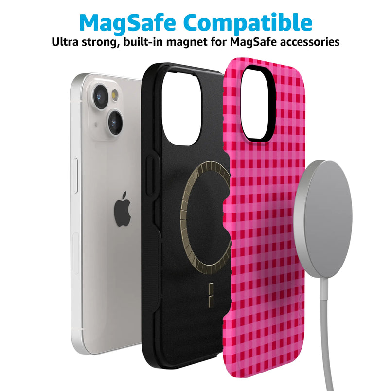 Sweet Jam | Hot Pink Gingham Case