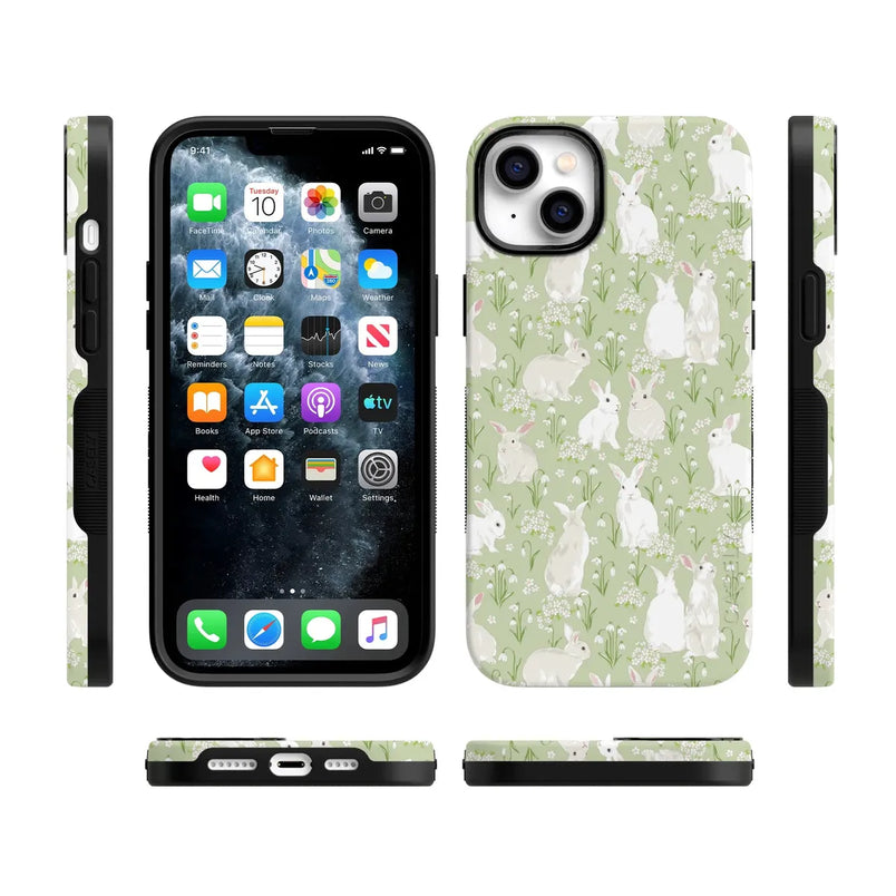 Hop to it | Green Bunny Case