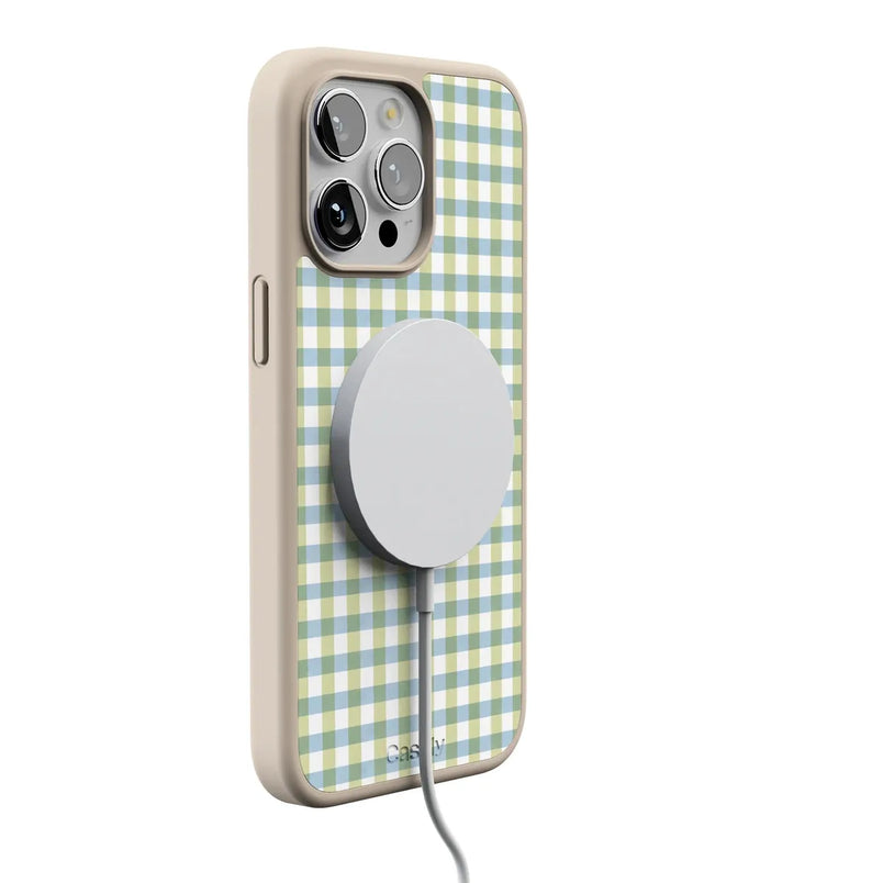 Pastel Picnic | Blue & Green Gingham Case