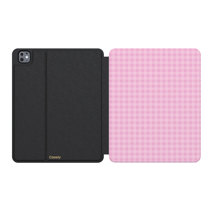Sweet Jam | Light Pink Gingham iPad Case