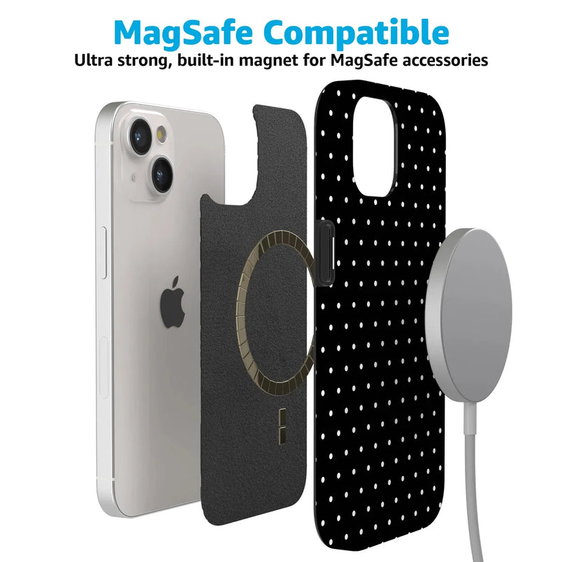 On the Dot | Black Polka Dot Case