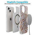 Untamed | Brown & Blue Zebra Case
