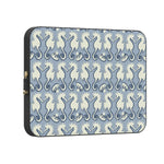 Seahorse Drift | Coastal Blues Laptop Case