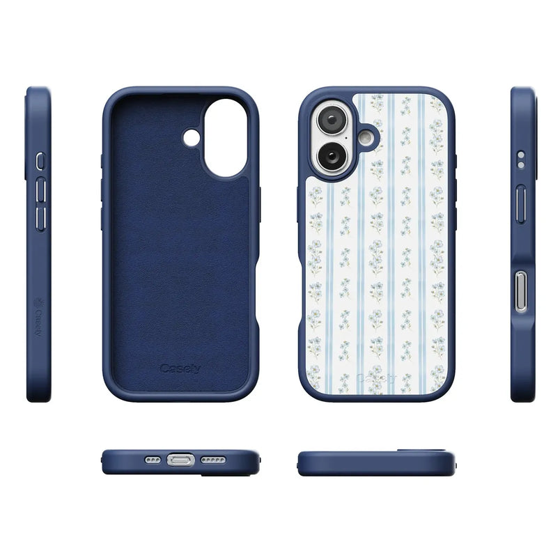 Cottage Stripe | Blue Floral Case
