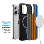Go New York | Blue & Orange Stripes Case