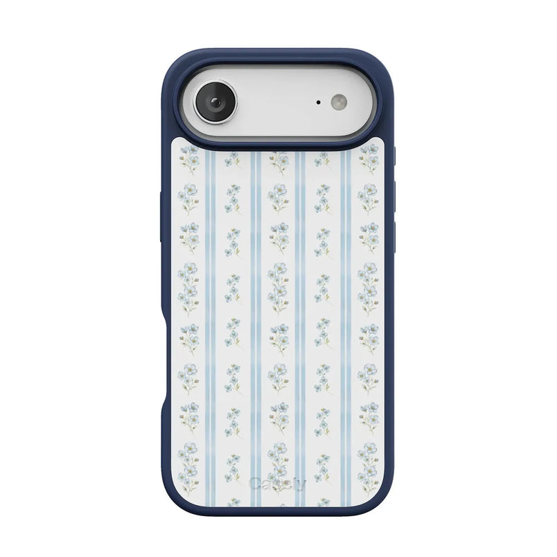 Cottage Stripe | Blue Floral Case