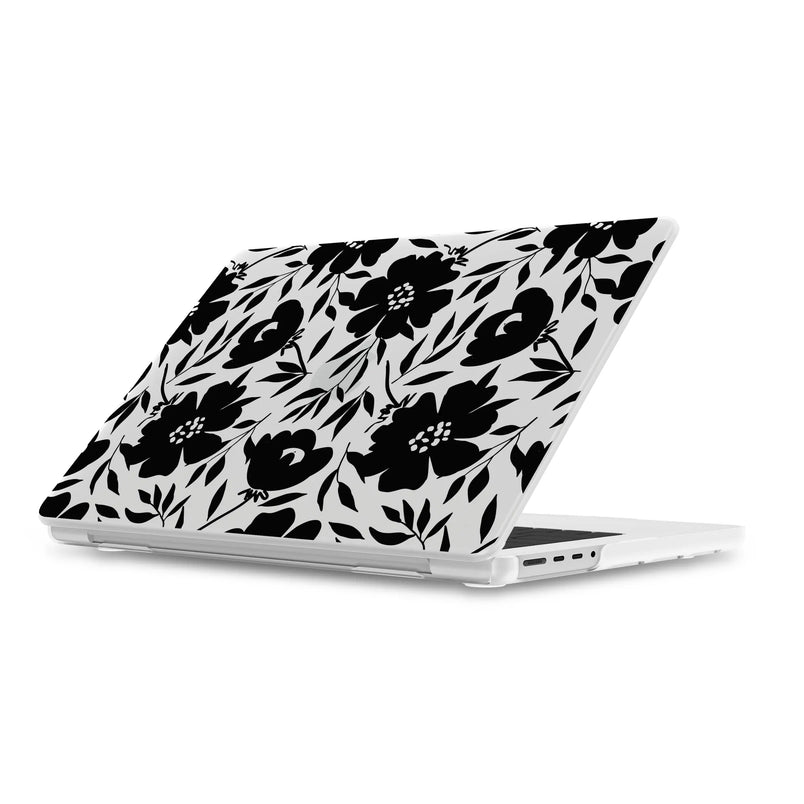 Dark Fantasy | Contrast Floral Laptop Shell