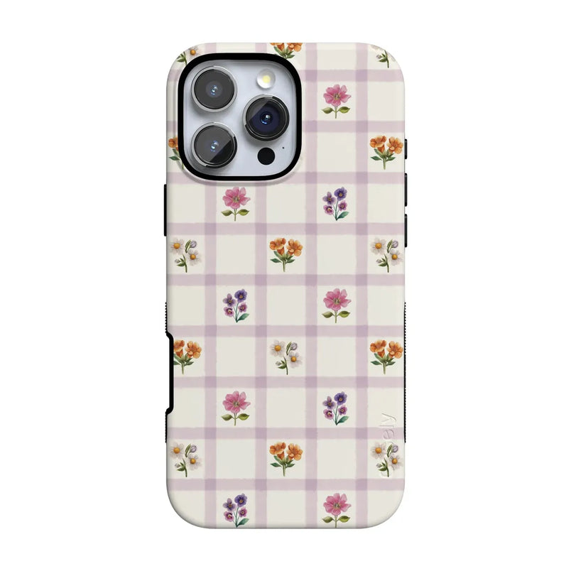 Meadow Check | Floral Gingham Case