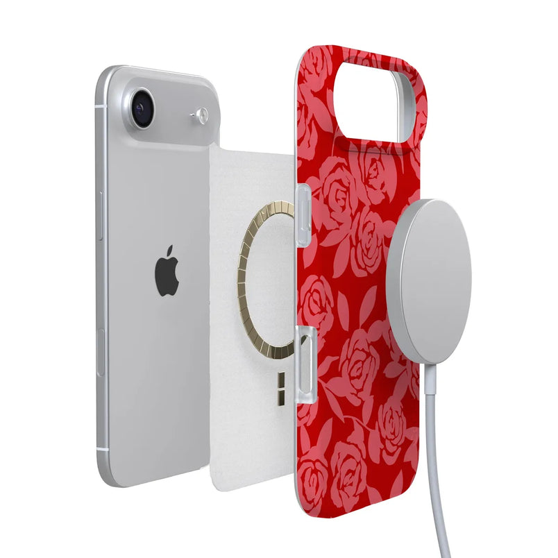 Final Rose | Red & Pink Floral Case