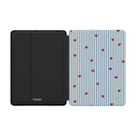 Love Lines | Blue Stripes iPad Case