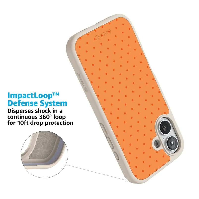 On the Dot | Orange Polka Dot Case