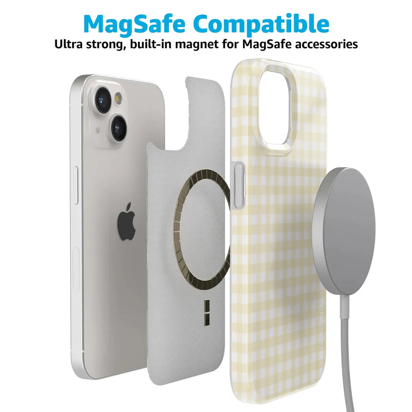 Pastel Picnic | Yellow Gingham Case