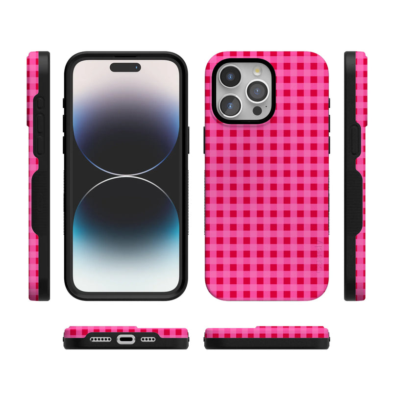 Sweet Jam | Hot Pink Gingham Case