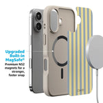 Coastline Stripes | Blue & Yellow Case